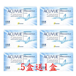 嬌生®安視優〈歐舒適〉散光二週拋隱形眼鏡【6片裝】5盒送1盒共6盒