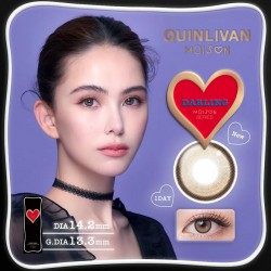 QUINLIVAN〈Maison〉彩色日拋隱形眼鏡【10片裝】2盒