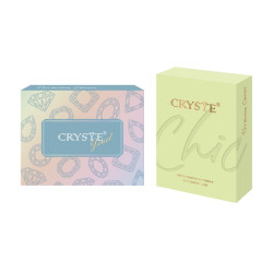 晶瞳〈CRYSTE〉彩色月拋隱形眼鏡【1片裝】2盒