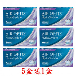 愛爾康AIR OPTIX〈舒視氧〉親水聚合老花隱形眼鏡【3片裝】5盒送1盒共6盒