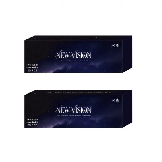 星漾矽水膠水藍日拋隱形眼鏡【30片裝】2盒