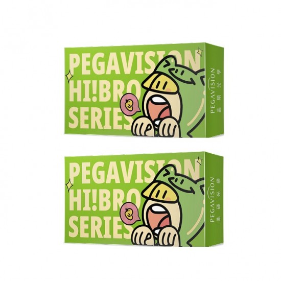 晶碩〈HI BRO〉彩色月拋隱形眼鏡【2片裝】2盒